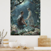Hermia Lysander & feeën Midsummer Night Dream Poster (Keuken)