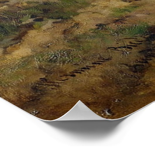 Hermine Biedermann-paarden in de Stabl Poster (Hoek)