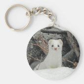 Hermine blanche sleutelhanger (Voorkant)