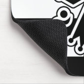 Hermine bretonne in gwenn ha du (wit en zwart) muismat (Hoek)