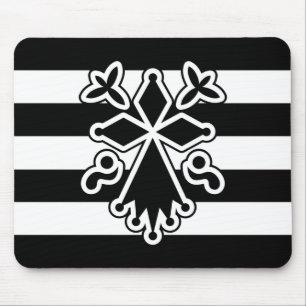 Hermine bretonne in gwenn ha du (wit en zwart) muismat