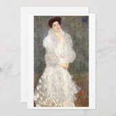 Hermine Gallia van Gustav Klimt Kaart (Voorkant / Achterkant)