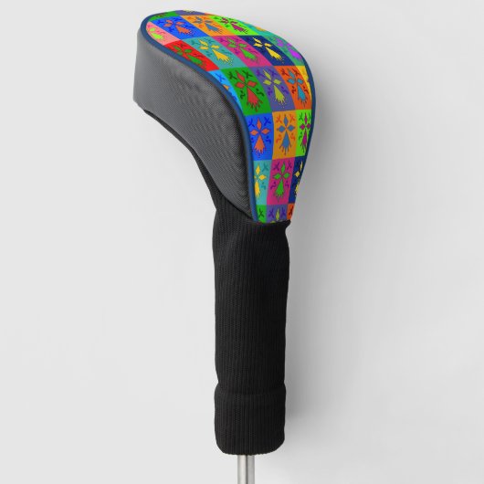 Hermine Pop Golfheadcover (Schuin)