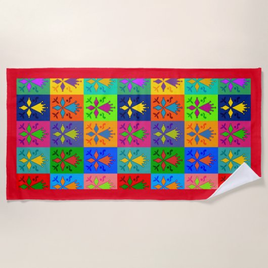 Hermine Pop Strandlaken (Voorkant)