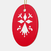 Hermine van Bretagne Keramisch Ornament (Links)