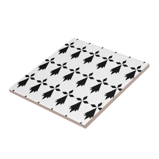 Hermine Vlag Bretagne Tegeltje (Zijkant)