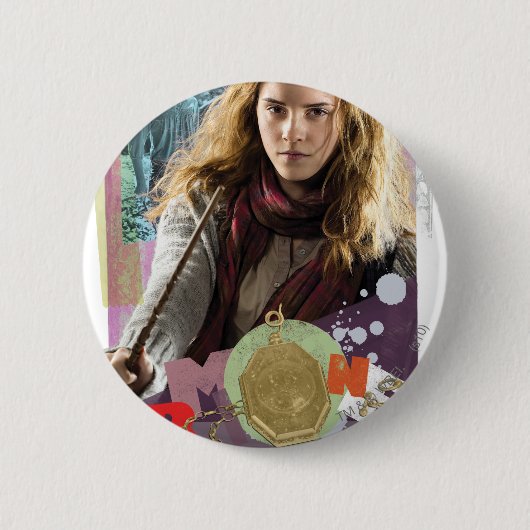 Hermione 14 ronde button 5,7 cm (Voorkant)
