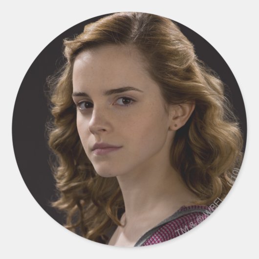 Hermione Granger 4 Ronde Sticker (Voorkant)