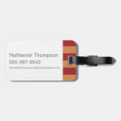 Hermione Granger Cartoon Character Art Bagagelabel (Achterkant horizontaal)