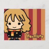 Hermione Granger Cartoon Character Art Briefkaart (Voorkant)