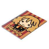 Hermione Granger Cartoon Character Art Notitieboek (Linkerzijde)