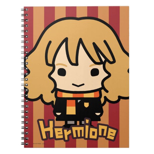 Hermione Granger Cartoon Character Art Notitieboek (Voorkant)
