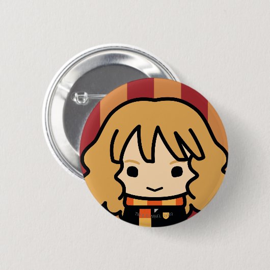 Hermione Granger Cartoon Character Art Ronde Button 5,7 Cm (Voorkant /achterkant)