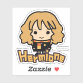 Hermione Granger Cartoon Character Art Sticker (Vel)