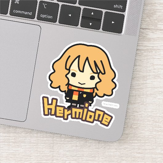 Hermione Granger Cartoon Character Art Sticker (Detail)