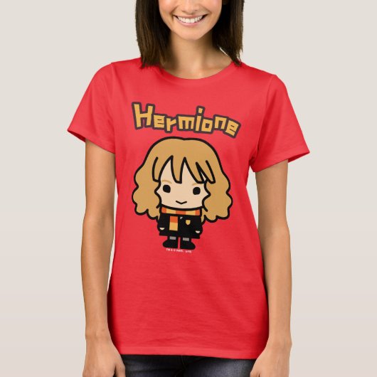 Hermione Granger Cartoon Character Art T-shirt (Voorkant)