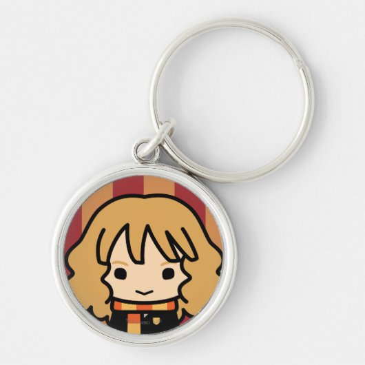 Hermione Granger Cartoon Karakter Kunst Sleutelhanger (Voorkant)
