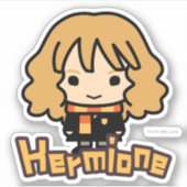 Hermione Granger Cartoon Karakter Kunst Sticker (Voorkant)