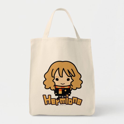 Hermione Granger Cartoon Karakter Kunst Tote Bag (Voorkant)