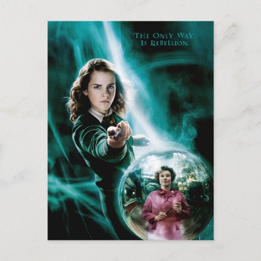 Hermione Granger en professor Umbridge Briefkaart (Voorkant)