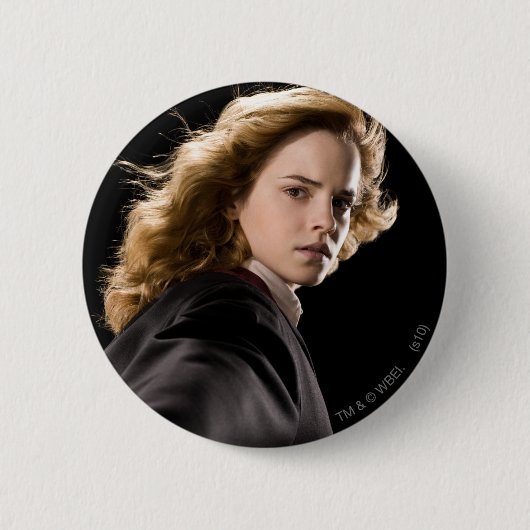 Hermione Granger Klaar Voor Actie Ronde Button 5,7 Cm (Voorkant)