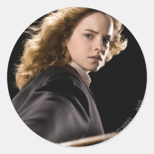 Hermione Granger Ready for Action Ronde Sticker