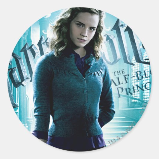 Hermione Granger Ronde Sticker (Voorkant)