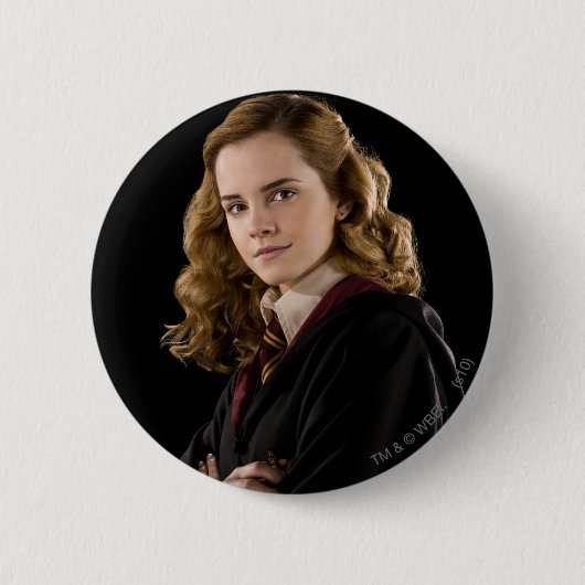 Hermione Granger Scholarly Ronde Button 5,7 Cm (Voorkant)
