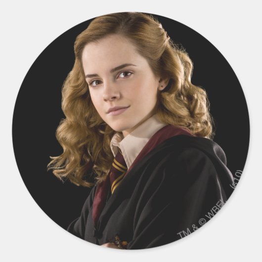 Hermione Granger Scholarly Ronde Sticker (Voorkant)