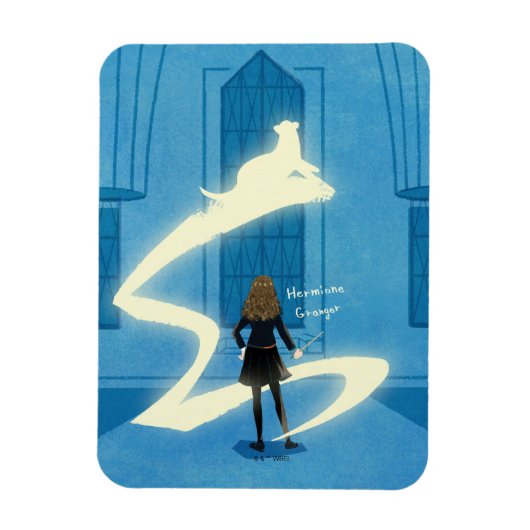 Hermione Grangers Patronus-schildering Magneet (Verticaal)