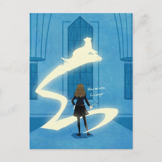 Hermione Griffel Patronus Schilderij Briefkaart (Voorkant)