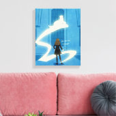 Hermione Griffel Patronus Schilderij Canvas Afdruk (Insitu (Woonkamer))