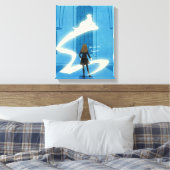 Hermione Griffel Patronus Schilderij Canvas Afdruk (Insitu (Slaapkamer))