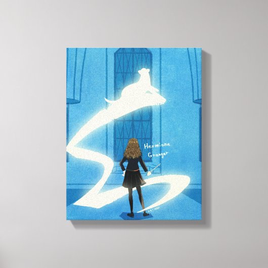 Hermione Griffel Patronus Schilderij Canvas Afdruk (Voorkant)