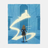 Hermione Griffel Patronus Schilderij Fleece Deken (Voorkant)