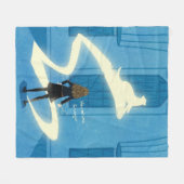 Hermione Griffel Patronus Schilderij Fleece Deken (Voorkant (Horizontaal))