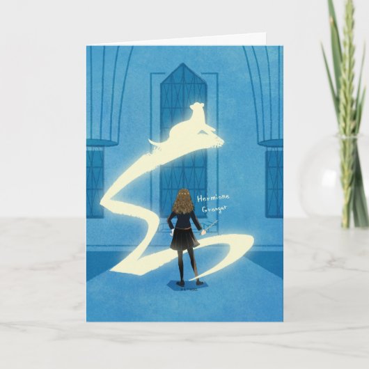 Hermione Griffel Patronus Schilderij Kaart (Voorkant)