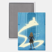Hermione Griffel Patronus Schilderij Magneet (Voorkant / Achterkant)