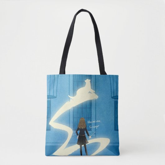 Hermione Griffel Patronus Schilderij Tote Bag (Voorkant)