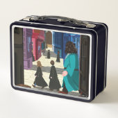 Hermione, HARRY POTTER™ & Hagrid in Diagon Alley (Achterkant)