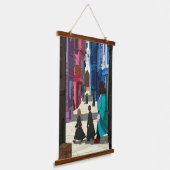 Hermione, HARRY POTTER™ & Hagrid in Diagon Alley Hangend Wandkleed (Gebogen)