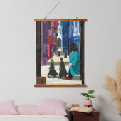 Hermione, HARRY POTTER™ & Hagrid in Diagon Alley Hangend Wandkleed (Slaapkamer)