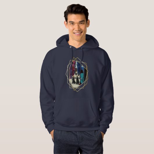 Hermione, HARRY POTTER™ & Hagrid in Diagon Alley Hoodie (Voorkant volledig)