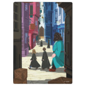 Hermione, HARRY POTTER™ & Hagrid in Diagon Alley Klembord (Achterkant)
