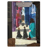 Hermione, HARRY POTTER™ & Hagrid in Diagon Alley Klembord (Voorkant)