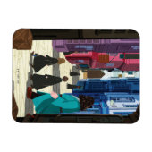 Hermione, HARRY POTTER™ & Hagrid in Diagon Alley Magneet (Horizontaal)