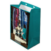 Hermione, HARRY POTTER™, & Hagrid in Diagon Alley Medium Cadeauzakje (Achterkant Gekanteld)