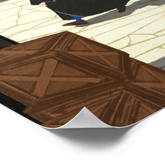 Hermione, HARRY POTTER™ & Hagrid in Diagon Alley Poster (Hoek)