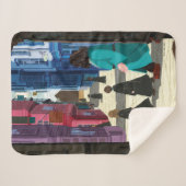 Hermione, HARRY POTTER™ & Hagrid in Diagon Alley Sherpa Deken (Voorkant (horizontaal))