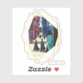 Hermione, HARRY POTTER™ & Hagrid in Diagon Alley Sticker (Vel)